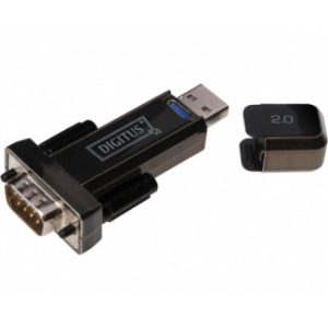 Adapter Digitus USB 2.0 tip A (M) - Serijski port (RS-232) 9pin (M) crni DA-70156