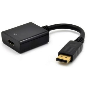 Adapter E-Green DisplayPort (M) - HDMI (F) crni