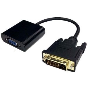 Adapter E-Green DVI-D (M) - VGA (F) crni
