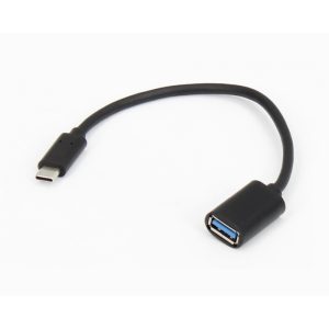 Adapter E-Green USB 3.0 (F) - USB 3.1 USB-C (M) - OTG 0.15m crni