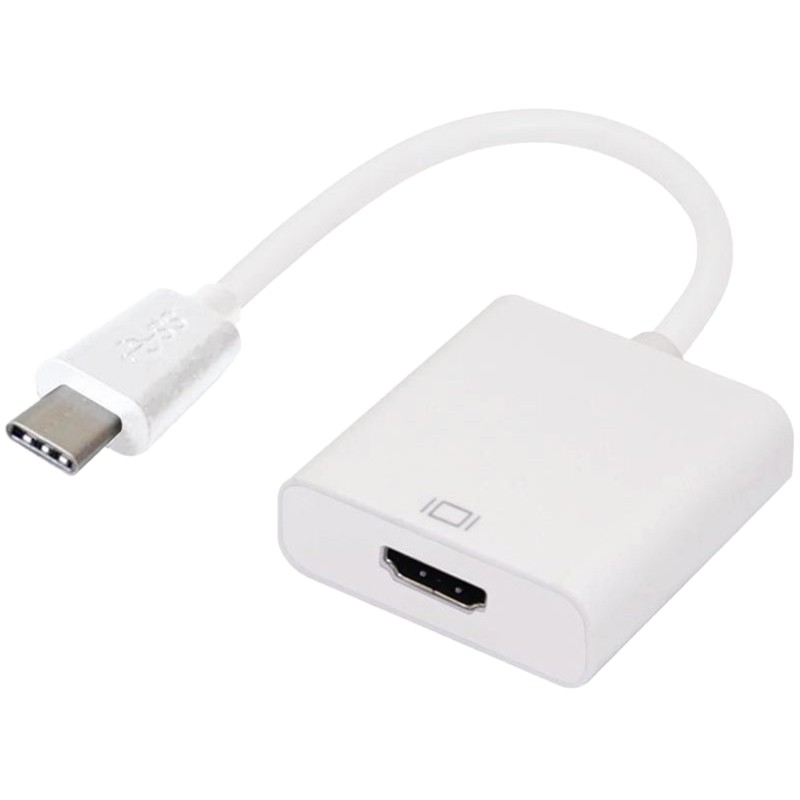 Adapter E-Green USB 3.1 USB-C (M) - HDMI (F) sivi