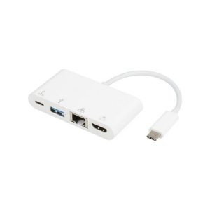 Adapter E-Green USB 3.1 USB-C (M) - HDMI + USB3.0 + RJ45 + USB-C (F) beli