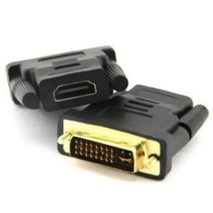 Adapter Fast Asia DVI (24+5) na HDMI (m/ž) crni