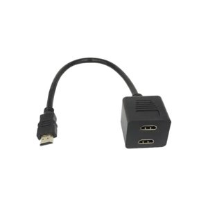 Adapter Fast Asia HDMI - HDMI M/2F (spliter) crni