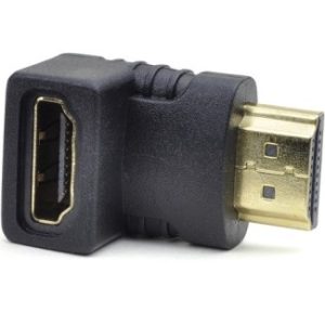 Adapter Fast Asia HDMI (M) - HDMI (F) crni ugaoni