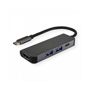 Adapter Fast Asia USB-C na HDMI+ 2xUSB 3.0+ USB-C