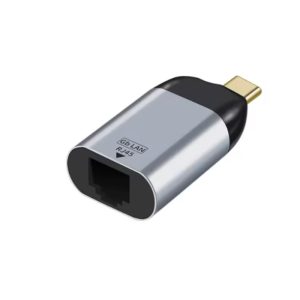 Adapter Fast Asia USB-C na RJ45+USB-C (m/2z)