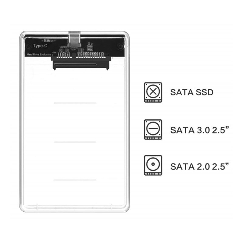 Adapter Fast Asia USB-C na SATA BOX (2,5 Incha) – slika 3
