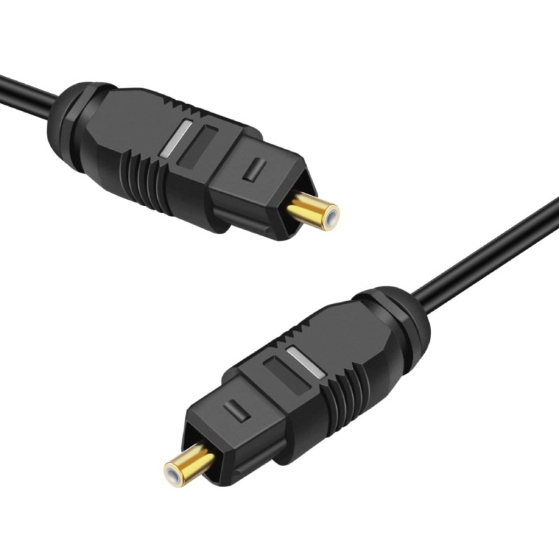 Audio optički kabl 2,2mm (Toslink) 1m, crni Fast Asia
