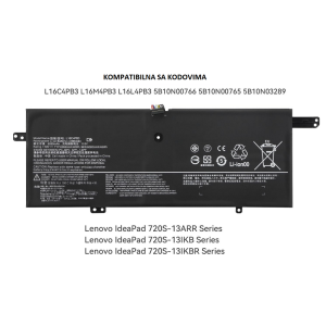 Baterija za laptop Lenovo IdeaPad 720S-13IKB serija