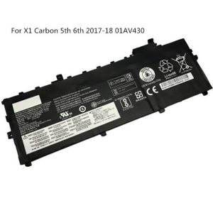 Baterija za laptop Lenovo ThinkPad X1 Carbon 5th Gen 2017 6th 2018