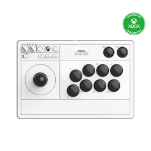 Bežični arkadni džojstik 8BitDo Arcade Stick za Xbox i PC beli