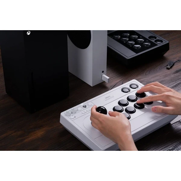 Bežični arkadni džojstik 8BitDo Arcade Stick za Xbox i PC beli – slika 4
