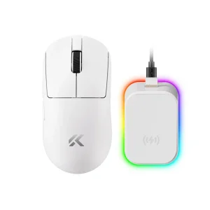 Bežični gaming miš MCHOSE A7 V2 Ultra Plus White