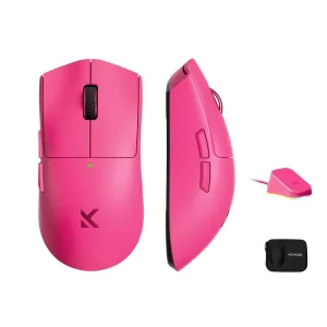 Bežični gaming miš MCHOSE K7 Ultra Rose Red