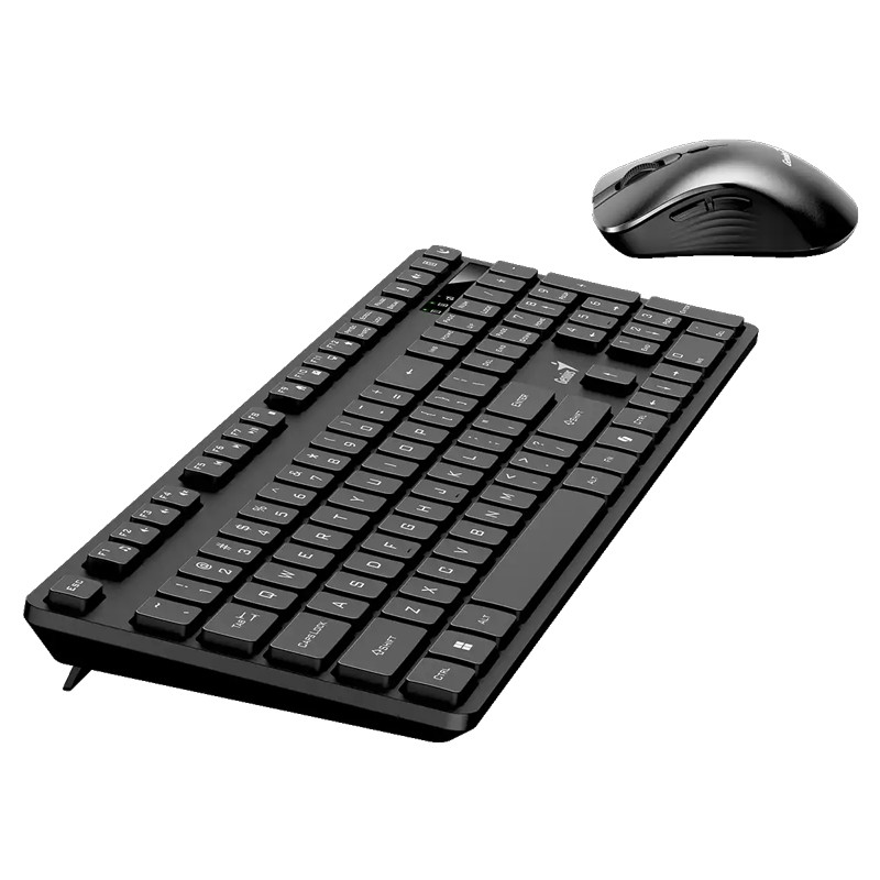 Bežični komplet tastatura i miš Genius KM-8216S, US raspored, crni