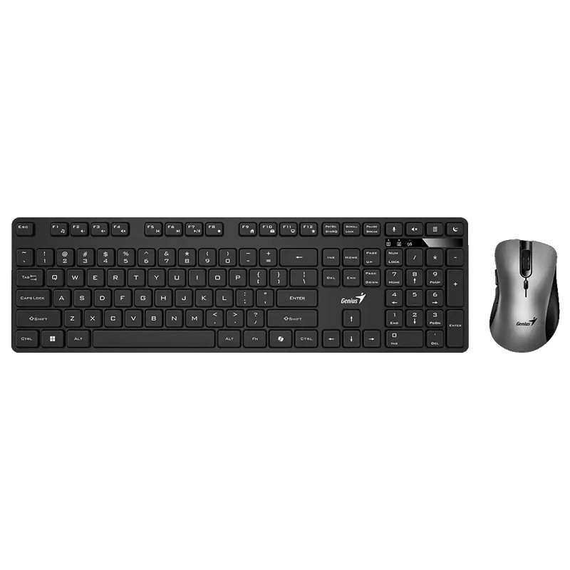 Bežični komplet tastatura i miš Genius KM-8216S, US raspored, crni – slika 2