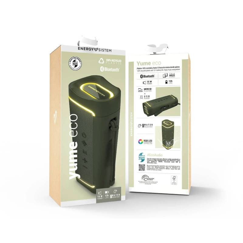 Bluetooth zvučnici Energy Sistem Yume ECO M45784, plavi – slika 6