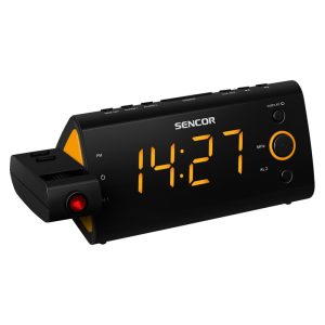 Digitalni sat sa alarmom Sencor SRC 330 OR, narandžasti