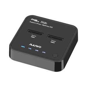 Docking stanica za M.2 SSD Maiwo USB-C 3.2 na 2x M.2 NVMe Clone K3016P2