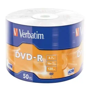 DVD-R Verbatim 16x 1/50 mat srebrni AZO, WRAP