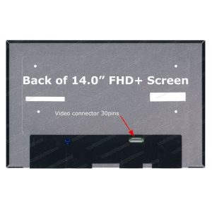 Ekran za laptop 14" slim 30-pin Full HD+ kraci bez kačenja pomeren konektor na gore za