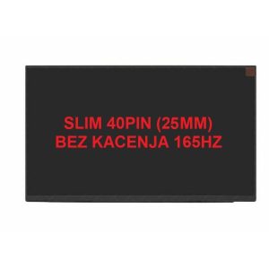 Ekran za laptop 15.6" slim 40-pin 25mm Full HD 165hz