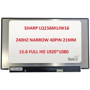 Ekran za laptop 15.6" slim 40-pin narrow 21mm Full HD IPS kraći bez kačenja 240hz