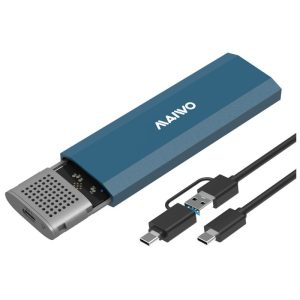 Eksterno kućište USB-C 3.1 na M.2 NVMe/SATA aluminium, K1690 Maiwo