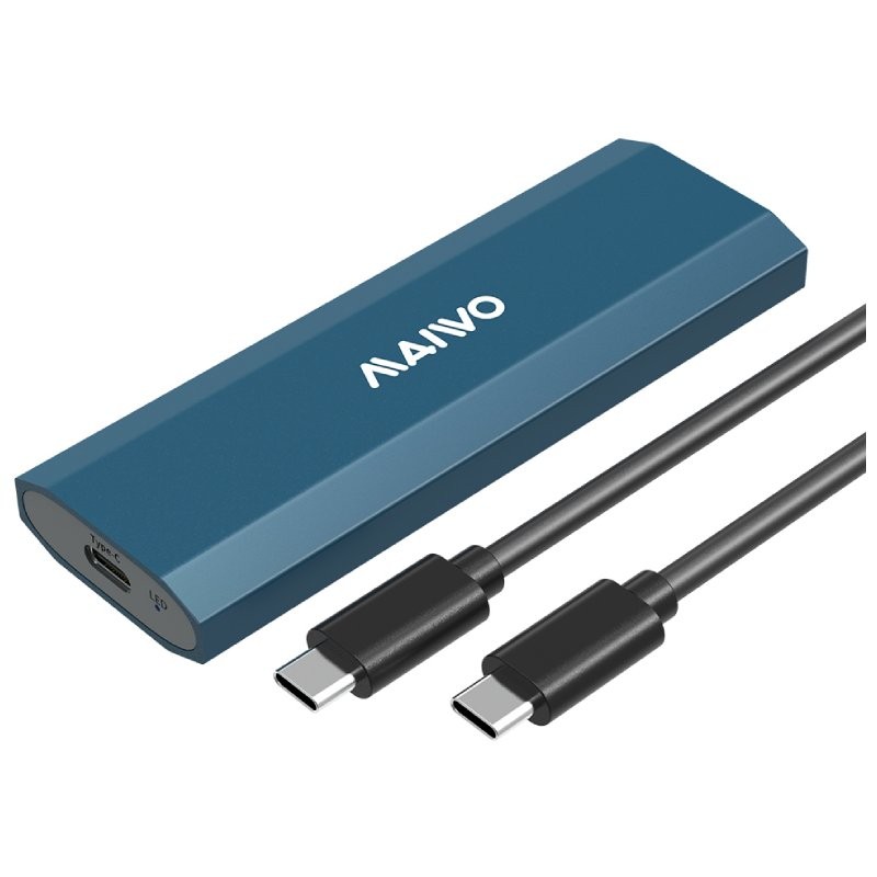 Eksterno kućište USB-C 3.1 na M.2 NVMe/SATA aluminium, K1690 Maiwo – slika 2