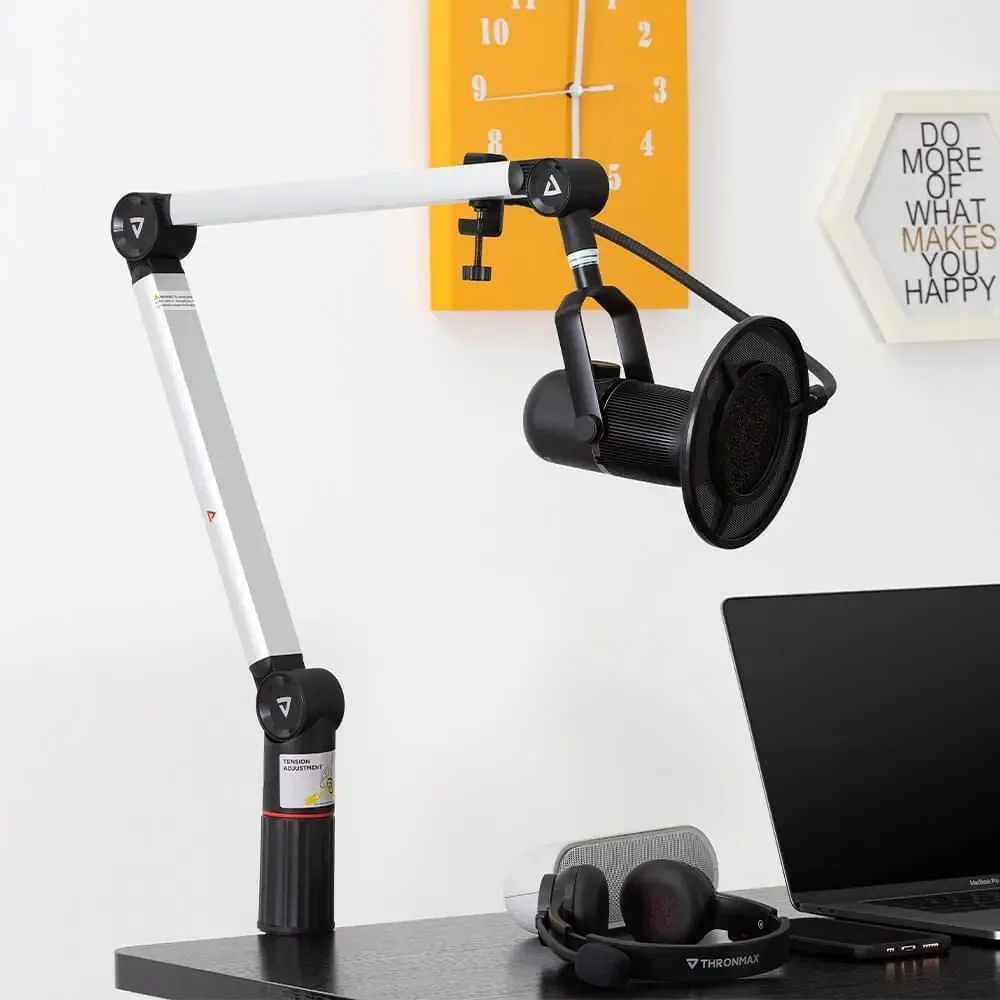 Fleksibilna ruka za mikrofon Thronmax S5, siva – slika 2