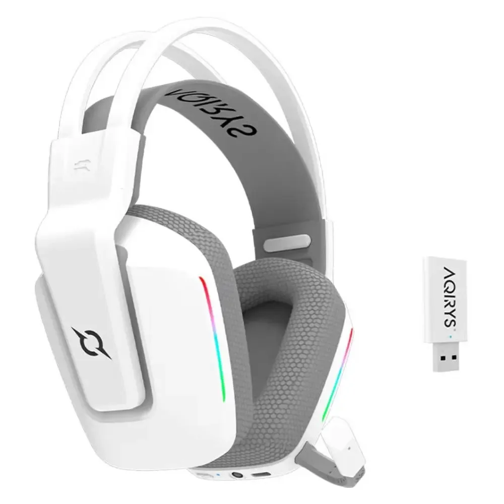 Gaming slušalice Aqirys Alya V2 7.1 RGB, Bluetooth i USB, bele