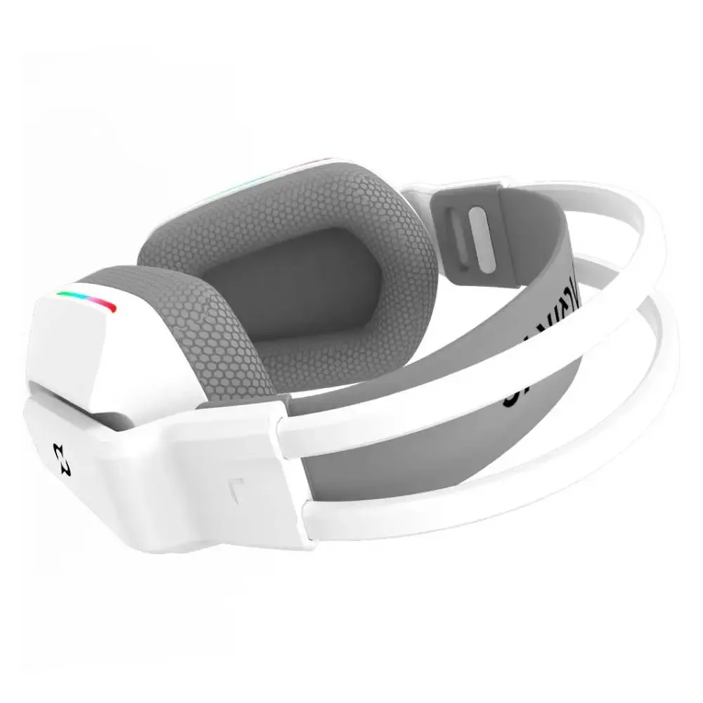 Gaming slušalice Aqirys Alya V2 7.1 RGB, Bluetooth i USB, bele – slika 3