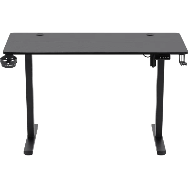 Gaming sto Defender Saturn 100cmx60cmx15mm, električni podizač/držač za čase, crni – slika 4