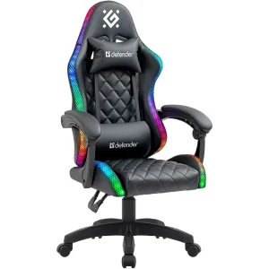 Gaming stolica Defender Energy, RGB, eko koža/do 100kg, crna