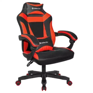 Gaming stolica Defender Master, eko koža/do 140kg, Crveno, Crna