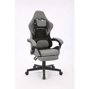 Gaming stolica ePlayGame HC-4095 BDG platno, tamno sivo crna