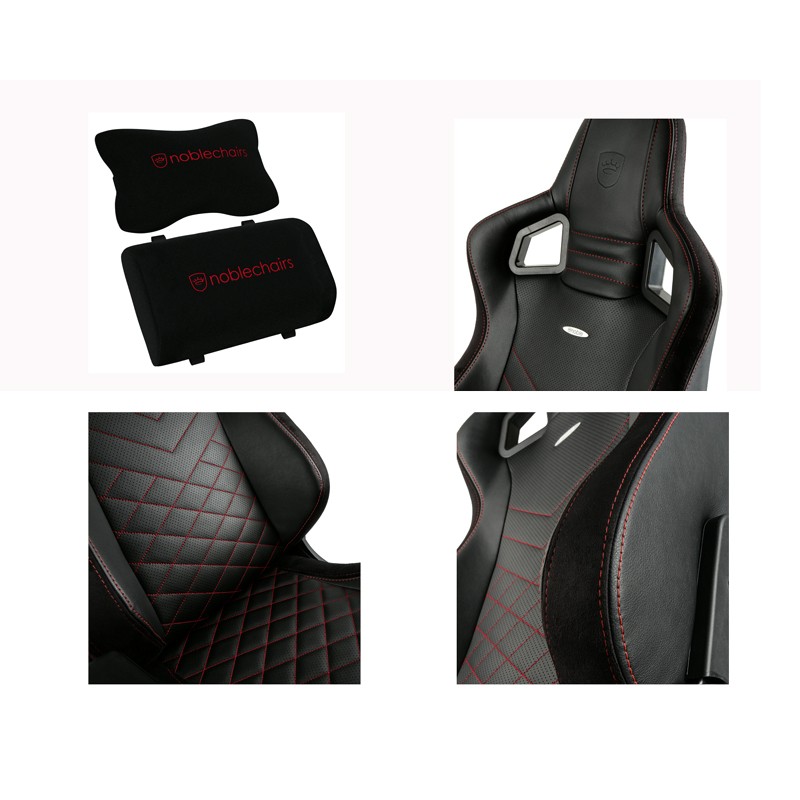 Gaming stolica noblechairs EPIC crno-crvena – slika 5