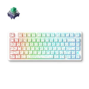 Gaming tastatura MCHOSE Jet 75 White Topographic