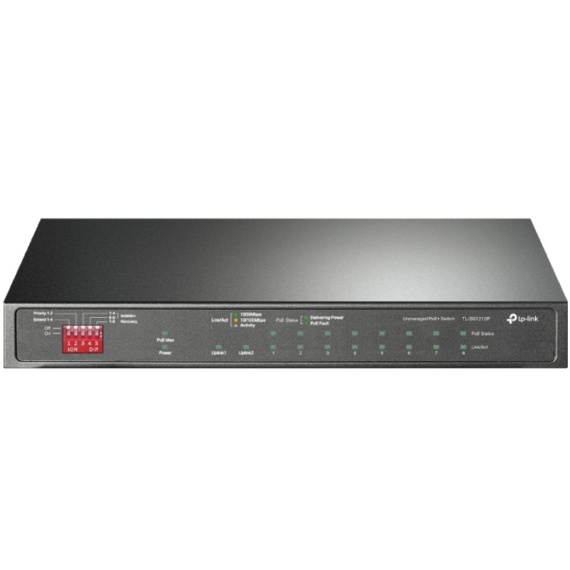 Gigabitni mrežni svič TP-Link TL-SG1210P, 8 portova, PoE+ – slika 3