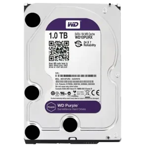 Hard disk 1TB WD Purple 3.5" SATA za video nadzor (WD10PURZ)