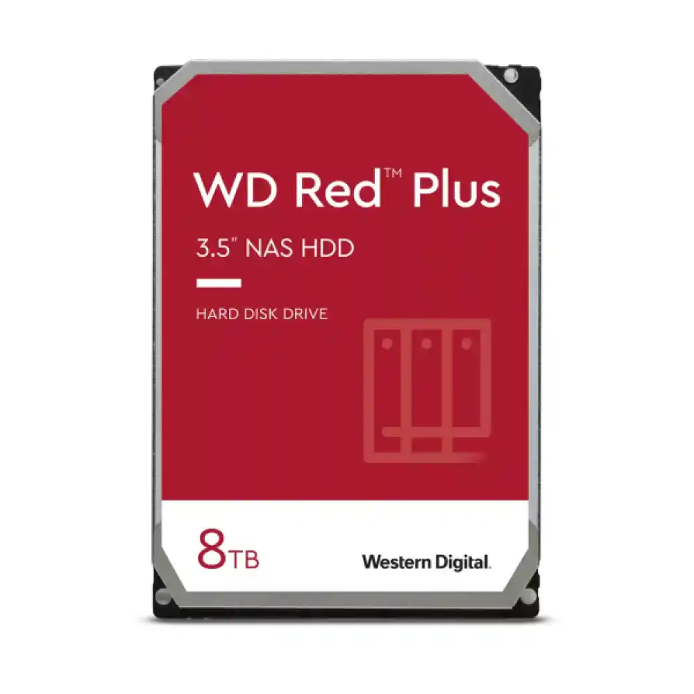 Hard disk 8TB WD Red Plus 3.5" SATA za NAS (WD80EFPX)