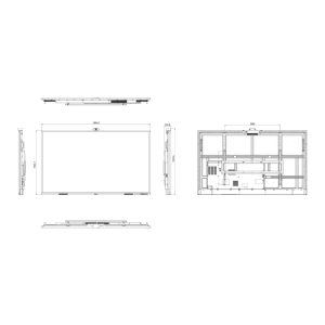 Interaktivni displej Hisense 86 inča 86WM6FE 4K UHD LED 400 nita sa kamerom