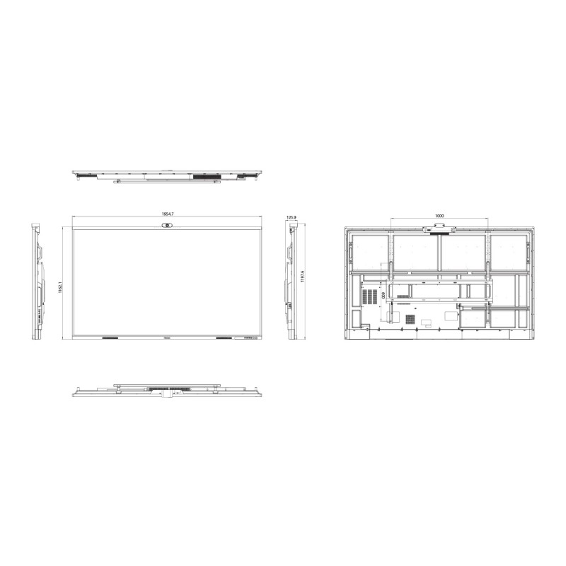 Interaktivni displej Hisense 86 inča 86WM6FE 4K UHD LED 400 nita sa kamerom