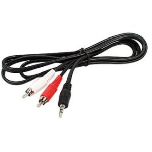 Kabl E-Green audio 3.5mm - 2xRCA 3m crni
