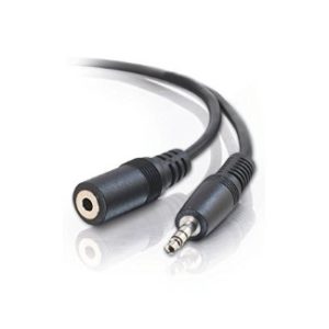 Kabl E-Green audio 3.5mm - 3.5mm M/F (produžni) 3m crni