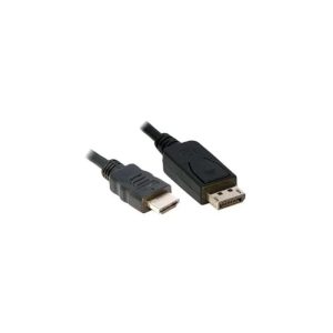 Kabl E-Green DisplayPort 1.4 (M) - HDMI 2.0 (M) 1.8m crni