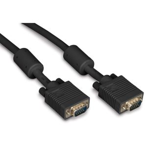 Kabl E-Green VGA D-sub M/M 3m HQ feritno jezgro crni