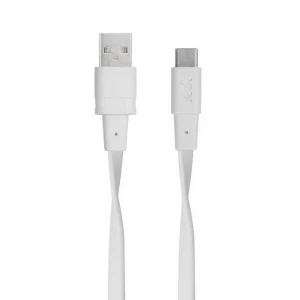 Kabl USB-A na USB-C Riva Case PS6002, 1,2 m, beli