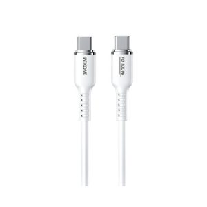 Kabl Wekome WDC-11 3.1 USB-C M/M 1.2m, za Super brzo punjenje 100W/480Mbps, Silicon Soft, beli
